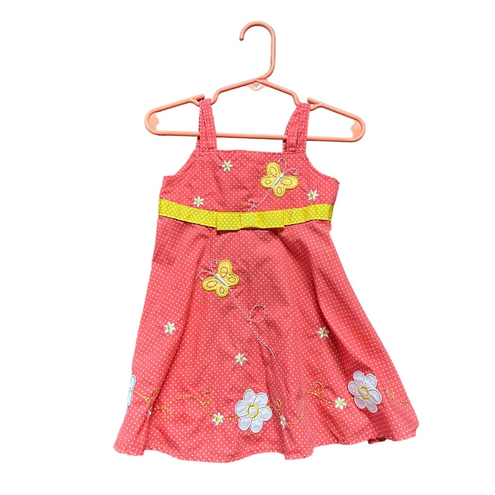 Blueberi Boulevard Girls 18 months pink floral dress kids multicolor unique